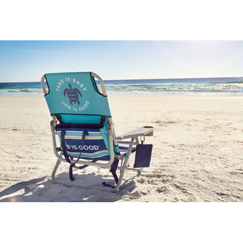 Life is Good Reclining Beach Chair & Reviews Wayfair